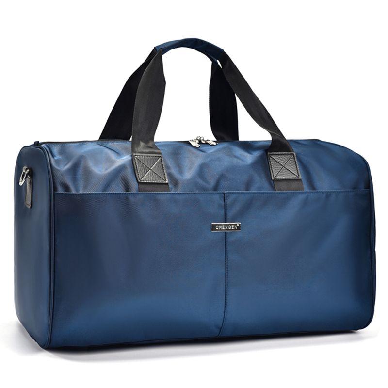 Product Introduction of Large Capacity Men's Business Travel Bag Travel Bag Business Trip Portable Travel Luggage Bag Folding Travel Bag Fitness 0