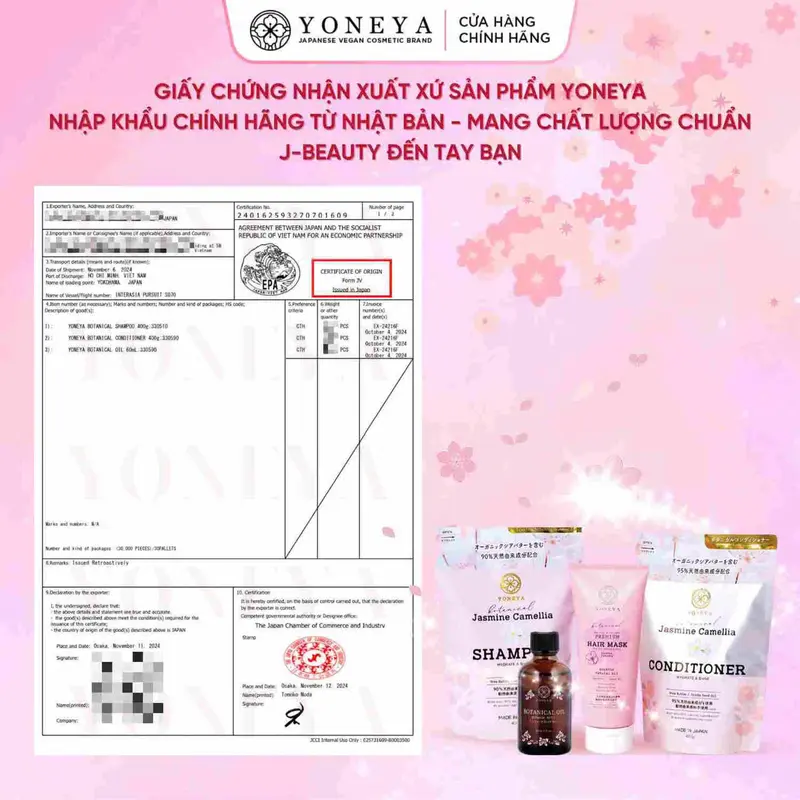 [MUA 1 TẶNG 2]  COMBO  Gội Xả Thiên Nhiên Yoneya Botanical Jasmine Camellia Hydrate & Shine Phục Hồi Hư Tổn Chuyên Sâu 400g 1