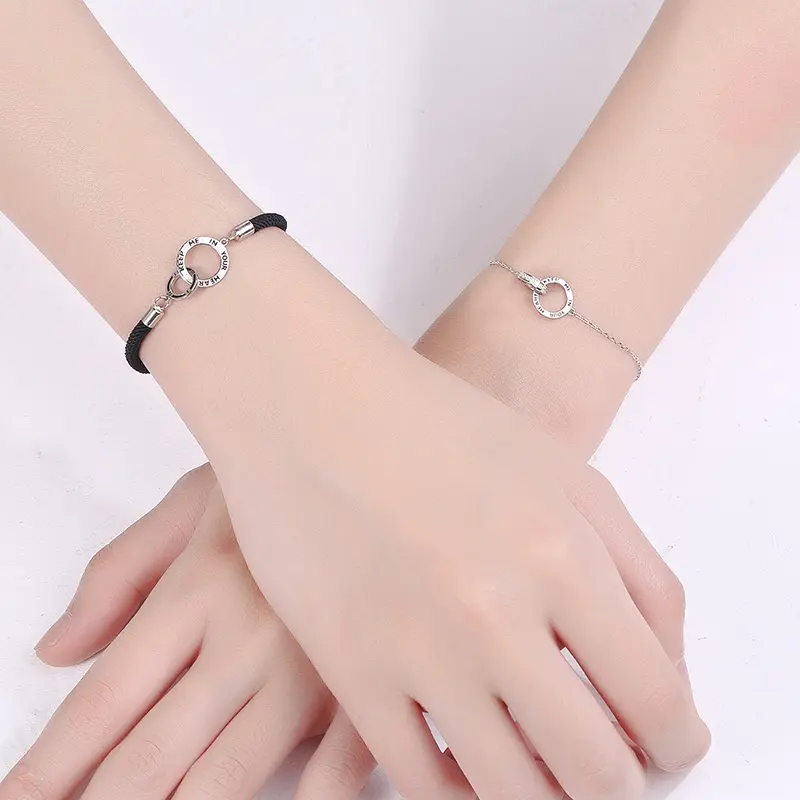 Gelang Couple Pasangan-YOU AND ME gelang fashion Original Arctic Deer Titanium Bracelets Jewellery Bracelet 1