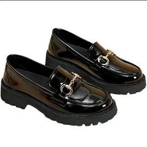 Trixbee Sepatu Docmart Wanita Fashion Sepatu Loafers Kerja