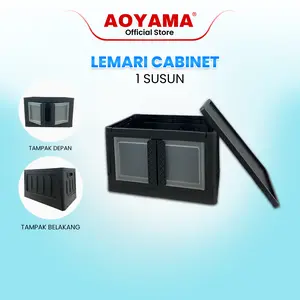 COD LEMARI CABINET 1 SUSUN AOYAMA / LEMARI SERBAGUNA AOYAMA / BOX CABINET / MUDAH DI RAKIT / LEMARI BAJU Roda Furniture