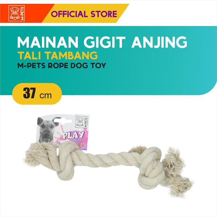 Gambar M-Pets Rope Dog Toy 37 cm / Mainan Gigit Anjing Tali Tambang dari M-Pets Volk Pets Indonesia Kota Tangerang Tokopedia