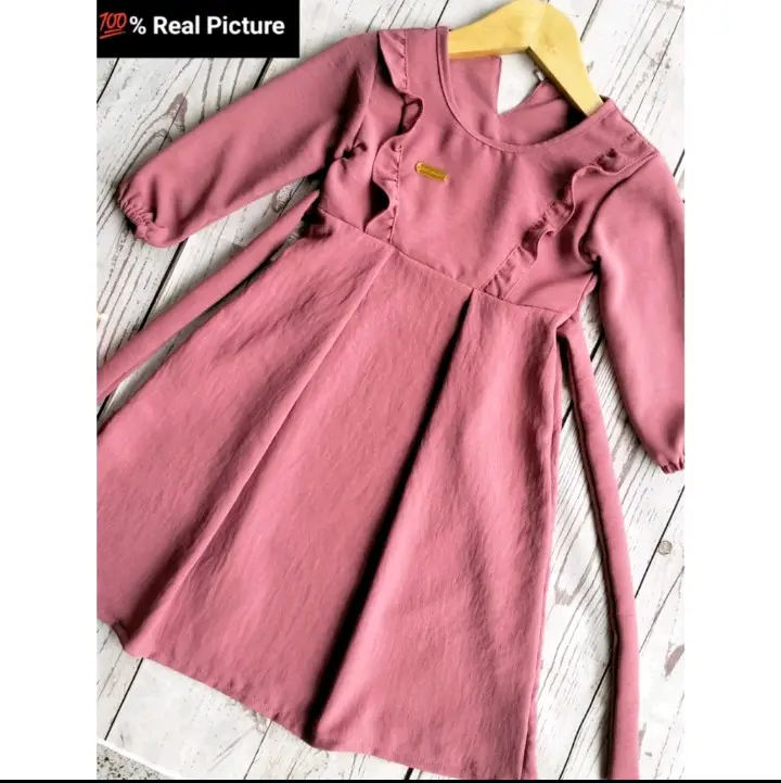 Gamis Anak Adiba/ Gamis anak crinckle air flow premium/Gamis anak 1-9tahun/Gamis anak terbaru 2023 2