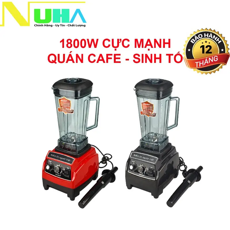 Máy Xay Sinh Tố Công Nghiệp OSAKO OS-1800/1723, cối 2L - Công Suất Lớn 1700w, bảo hành 12 tháng 0