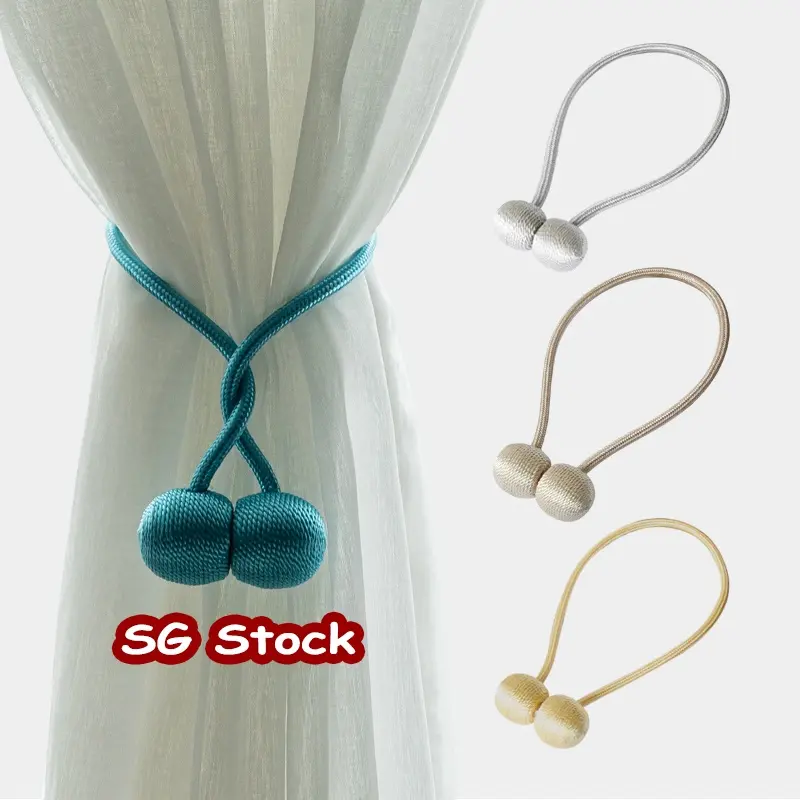 2Pc Magnetic Curtain Tieback Buckle Clip Curtain Accessories