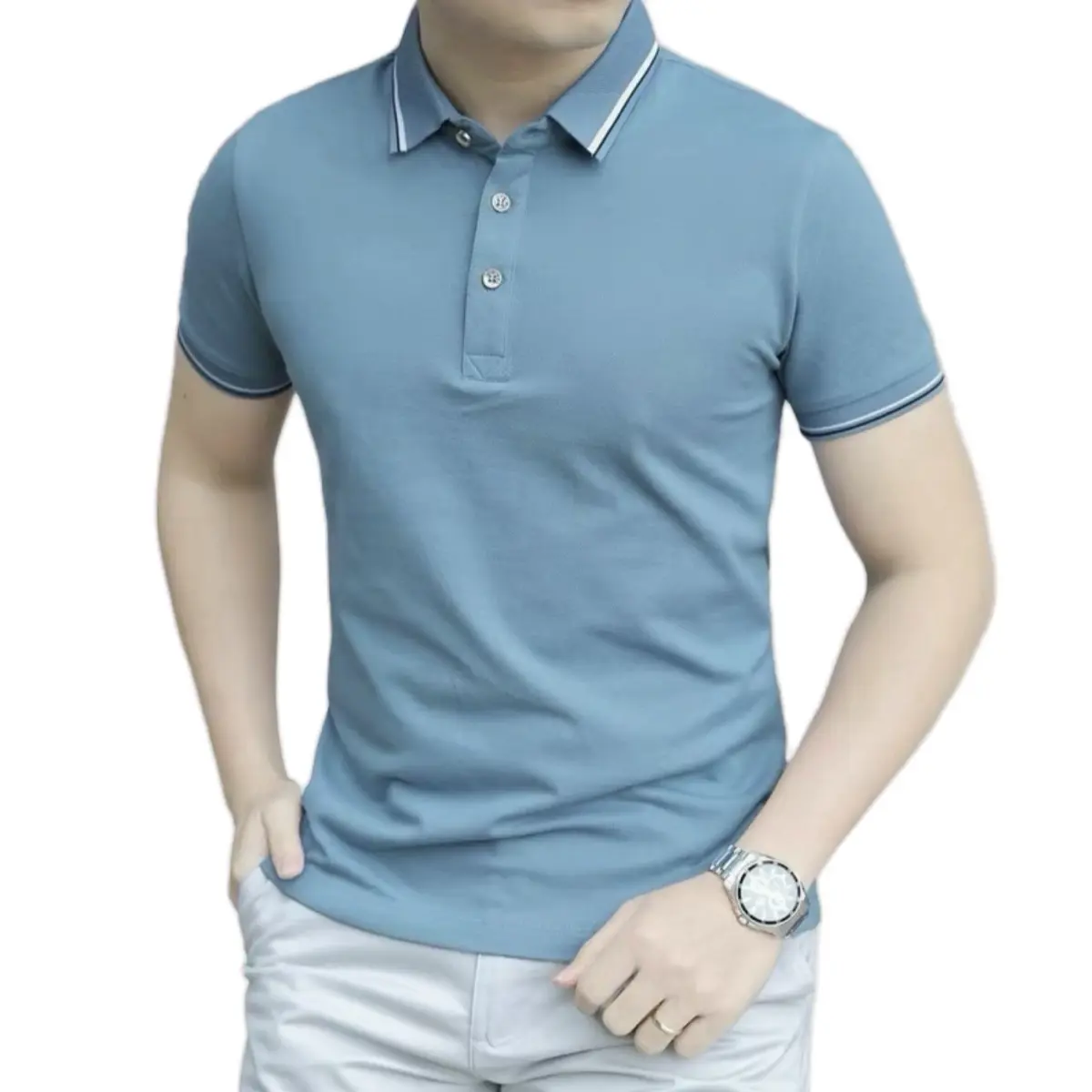 Áo Polo Nam/Nữ Cao Cấp Chất Cotton Thắm Hút Mồ Hôi Thoải Mái Ngắn Tay Có Cổ - Shirt, Menswear