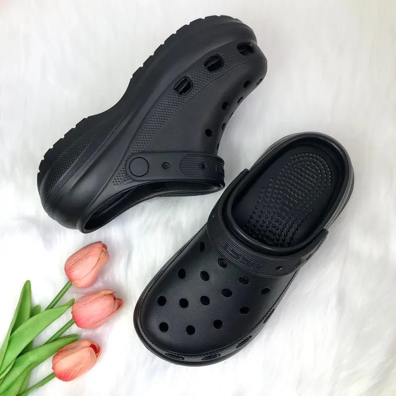 [Tặng sticker] Dép sục nữ đế cao 7CM NESTY, chất liệu Eva nguyên sinh kháng nước, kháng bẩn, kiểu dáng basic hot trend dépcao giầy dé p  DéP Shoes GiàY 2