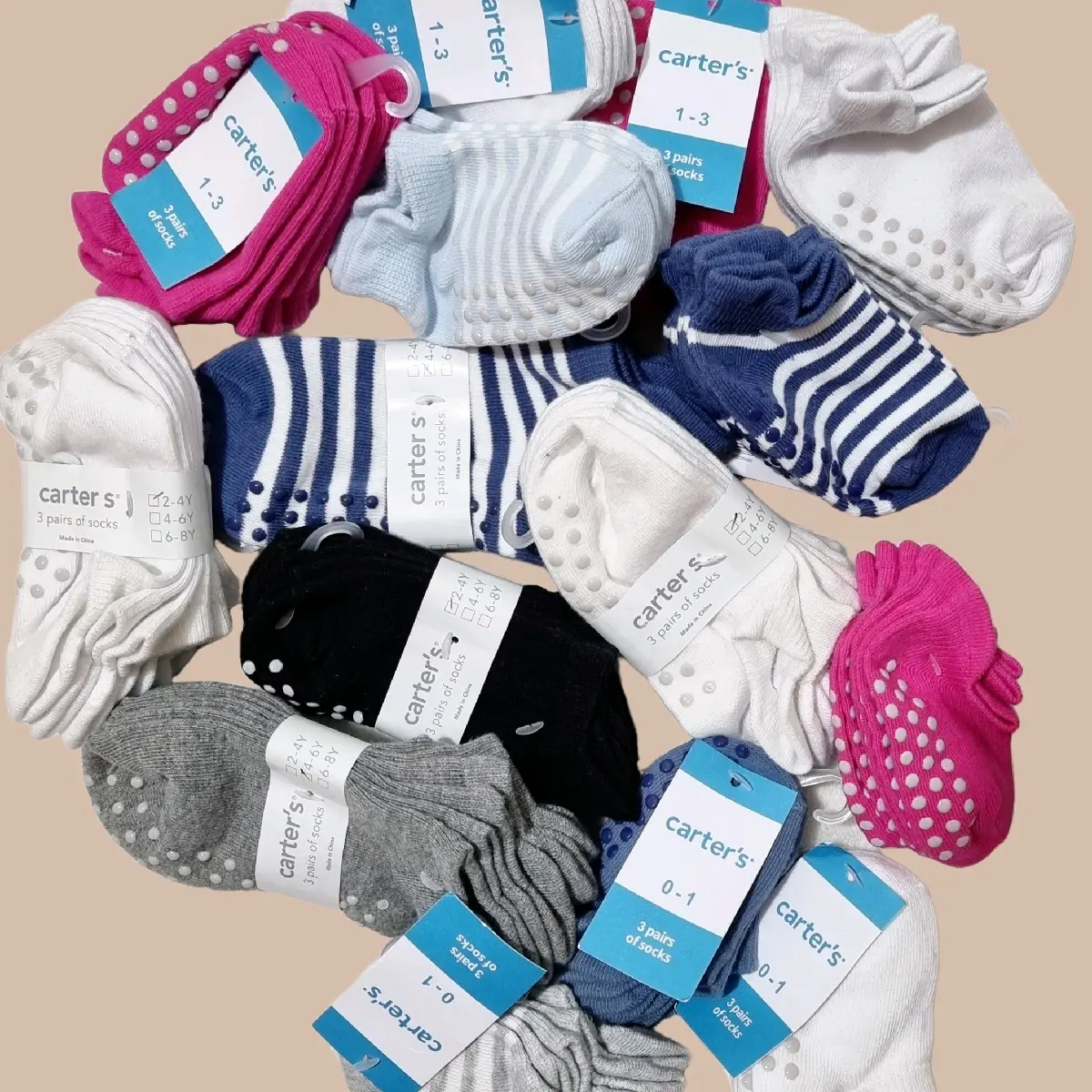 Comfy Infant to Toddler Socks, Choose Your Design