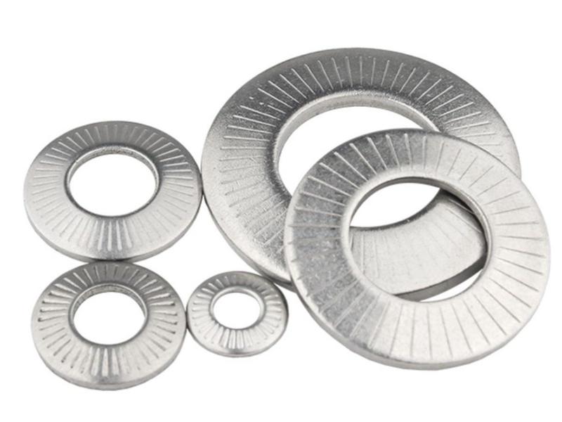 (INOX304) Set 10 cái M4-M8 Long đen chống xoay dạng nón inox304 M4, M5, M6, M8 5