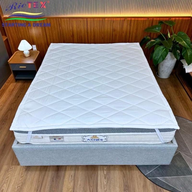 Tấm Lót Bảo Vệ Nệm Chống Thấm RIOTEX size 1M, 1M2, 1M4, 1M6, 1M8, 2M2 Trắng & Xám