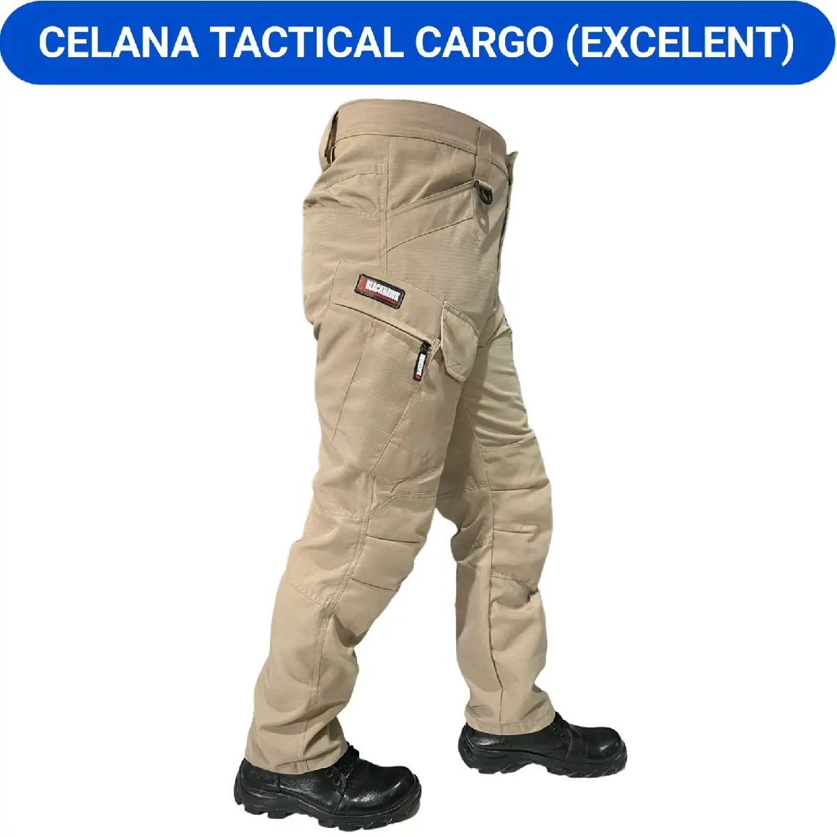 CELANA TACTICAL LAPANGAN PDL OUTDOOR  (BAHAN EXCELENT) CELANA LAPANGAN Army Kain Katun Abu Cream Hijau Hitam Casual Basic Panjang