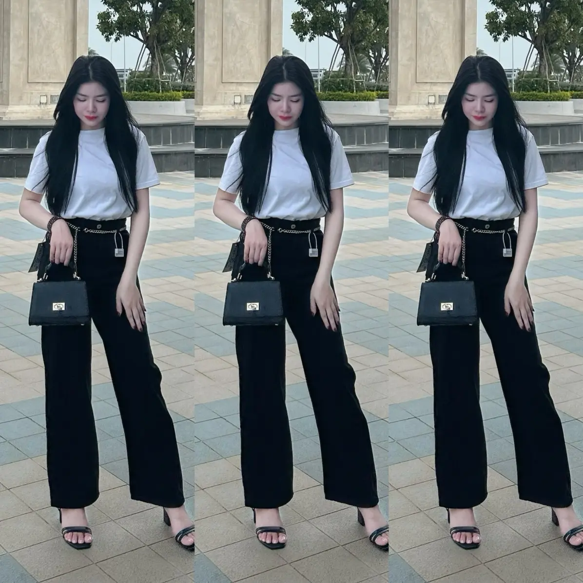 V.M-Quần Jeans Nữ Suông Màu Đen Tuyền (S-2XL) Chất Vải QC Mềm VM3618 Women Pants | BigBuy360 - bigbuy360.vn V.M-Quần Jeans Nữ Suông Màu Đen Tuyền (S-2XL) Chất Vải QC Mềm VM3618 Women Pants | BigBuy360 - bigbuy360.vn
