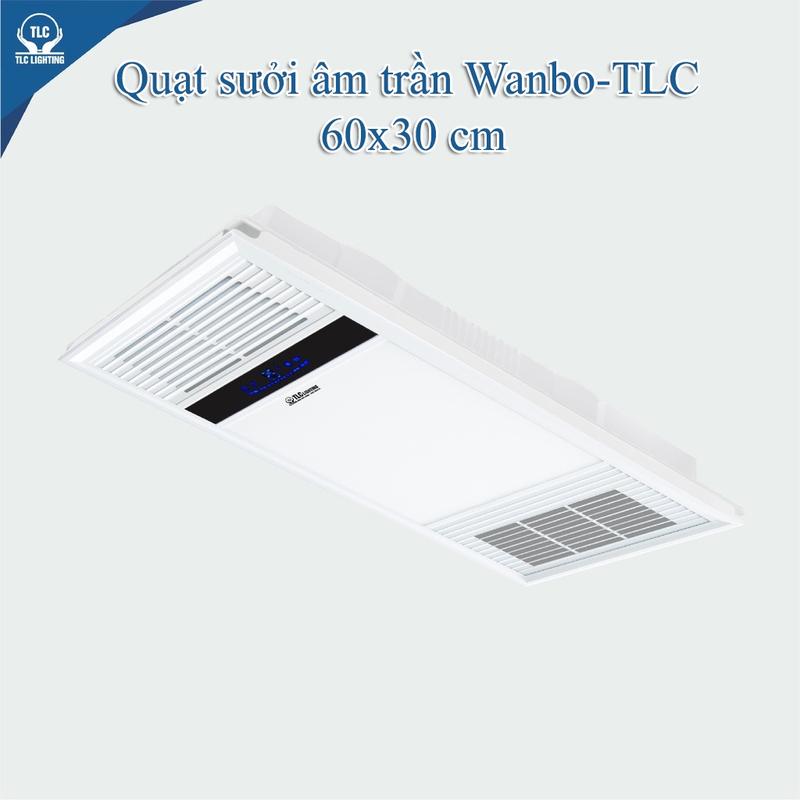 Quạt sưởi nhà tắm âm trần đa năng Luxury 60x30cm, Quạt sưởi âm trần