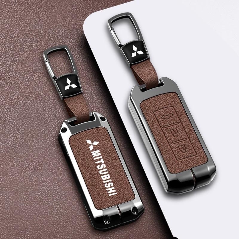 Ốp Mitsubishi Xpander, Outlander, Xforce, Attrage, Triton 1 Cầu Tự Động, Pajero, Montero, Mirage - Màu sắc đa dạng - Móc Khoá Hợp Kim Cao Cấp chìa op chiakhoasmartkey bocchi a 8