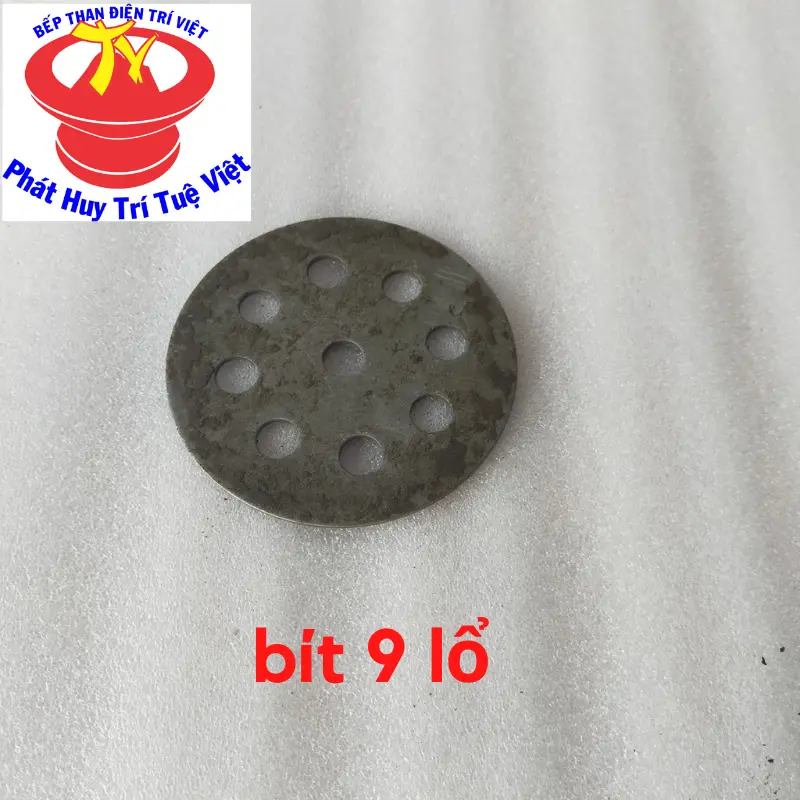 Miếng chặn than 9 lổ dùng cho bếp than điện Trí Việt 28,30,34