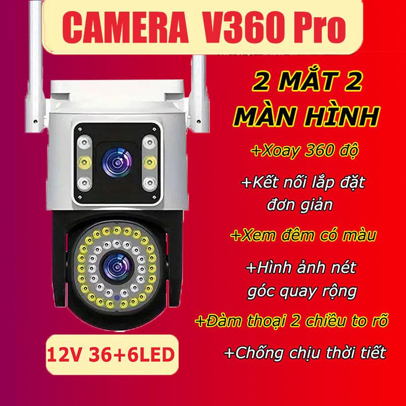 Product Introduction of Camera an ninh ngoài trời CCTV 42LED 2 MẮT 2 MÀN HÌNH1080P2.4GWIFI, 1