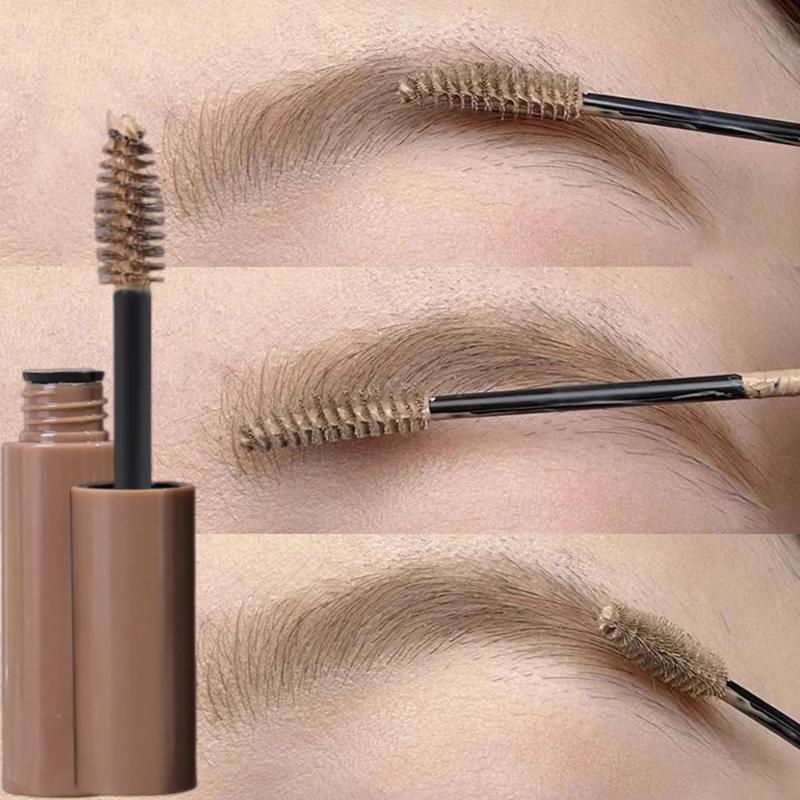 Thuốc nhuộm lông mày Dạng Lỏng Chống Thấm Nước 5D Tự Nhiên Sử Dụng Kép Với Cọ Lông Mày Thanh Toán Khi Nhận Hàng Bút Chì Kẻ Lông Mày Tự Nhiên Lâu Trôi Thích Hợp Cho Người Mới Bắt Đầu Lâu Trôi Và Nhanh Khô Tùy Chọn Màu Nâu Và Xám Mỹ Phẩm