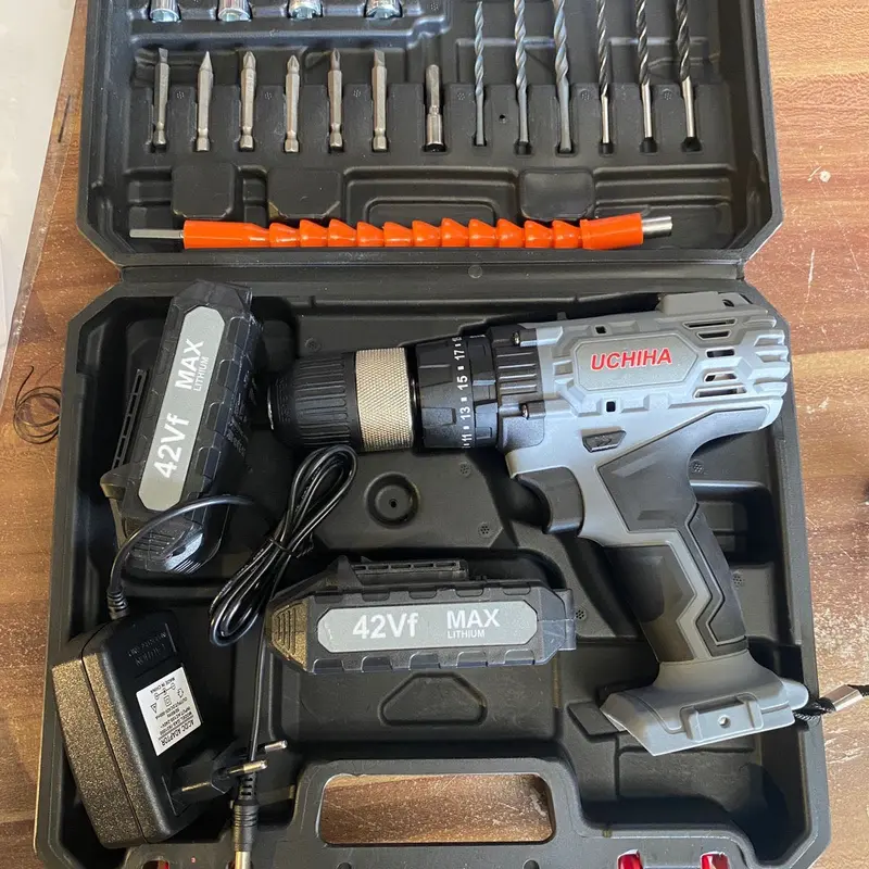 Mesin Bor Baterai Cordless 42Vf UCHIHA Japan Brushless New Edition 2022 4