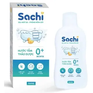 Nước Tắm Gội SACHI Thảo Dược Cho Bé - Chai 500ml
