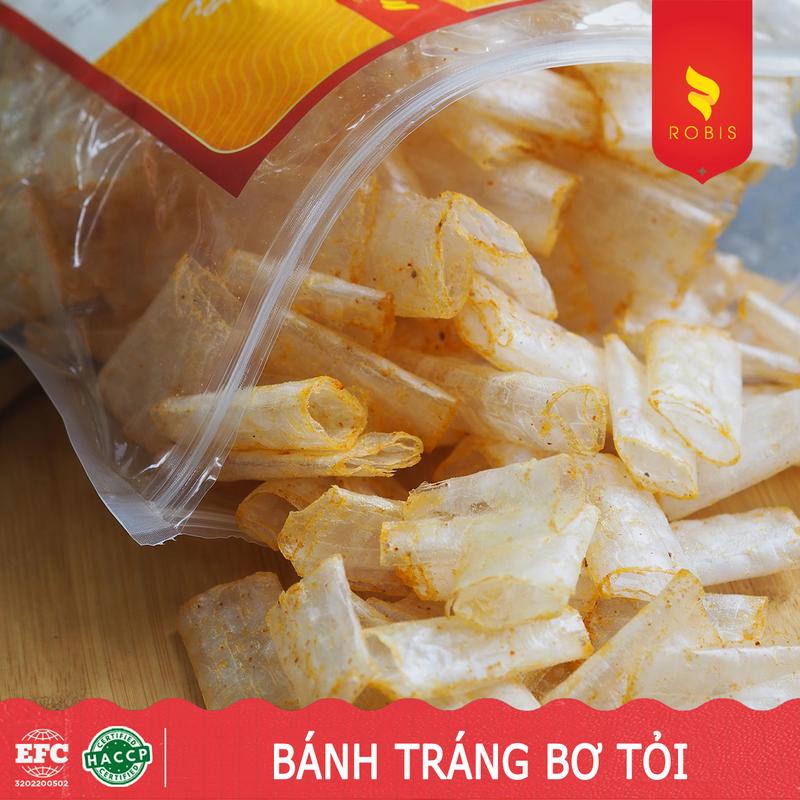 Xâu Bánh tráng Robis ăn vặt siu ngon. Đồ ăn vặt Snacks Food mứt  chuối 9