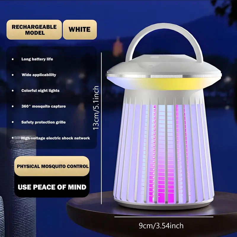 Mosquito Killer, 2000mAh High Power Electronic Mosquito Killer, Flytrap Patio Insect Killer for Home, Kitchen, Backyard 1