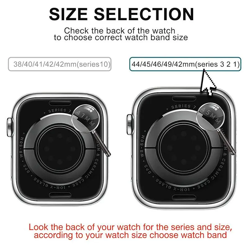 Stainless Steel Mesh Loop Magnetic Clasp Watch Band, Fashionable Watch Band for Apple Watch Series 9 8 7 6 5 4 3 2 1 SE SE2, Smart Watch Accessories, Wearable, Smartwatch Strap 7
