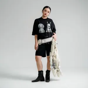 LIL PUBLIC Oversize Heavyweight T-shirt Nikujaga “Hisashi series”