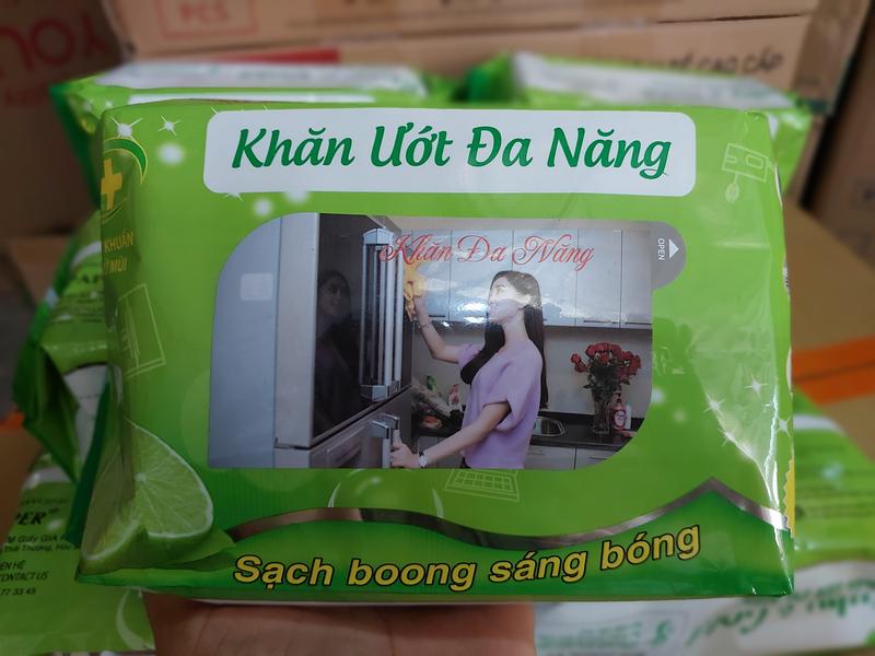 Gói khăn ướt đa năng Ruby & Gold/khăn ướt lau bếp Ruby&Gold ,khăn ướt lau sàn Khăn Giấy 4