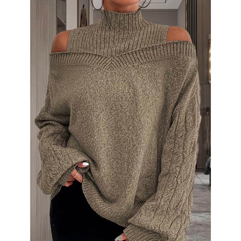 New Trumpet Sleeves Loose Hollow Sweater New Trumpet Sleeves Loose Hollow Sweater