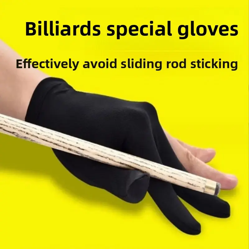 Billiard gloves pool room professional breathable thin high-grade left and right hand three-finger gloves