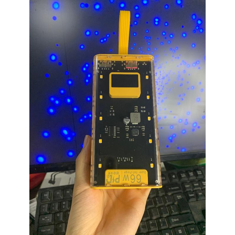 Sạc Dự Phòng HB 32 30.000MAH , Có Đèn led kèm dây sạc. chuẩn 120w PD