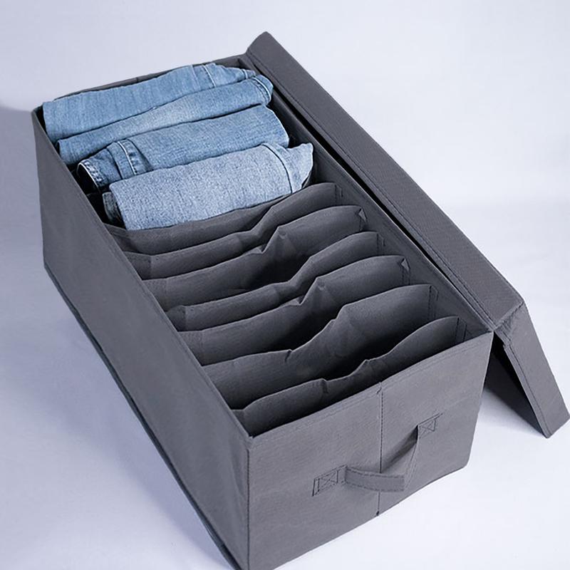 Hộp đựng quần áo chia ngăn Living C khung cứng túi đựng quần áo gọn gàng tiện dụng 