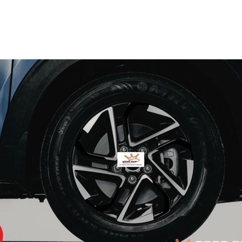 Decal dán mâm Kia Carens giá bao gồm 5 bánh