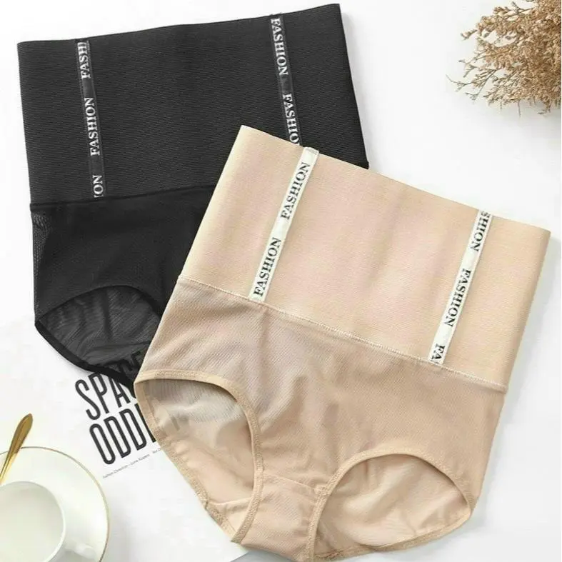 Quần Gen Nịt Cạp Cao Định Hình  Eo Có Thanh Chống Cuộn Nữ Áo 0