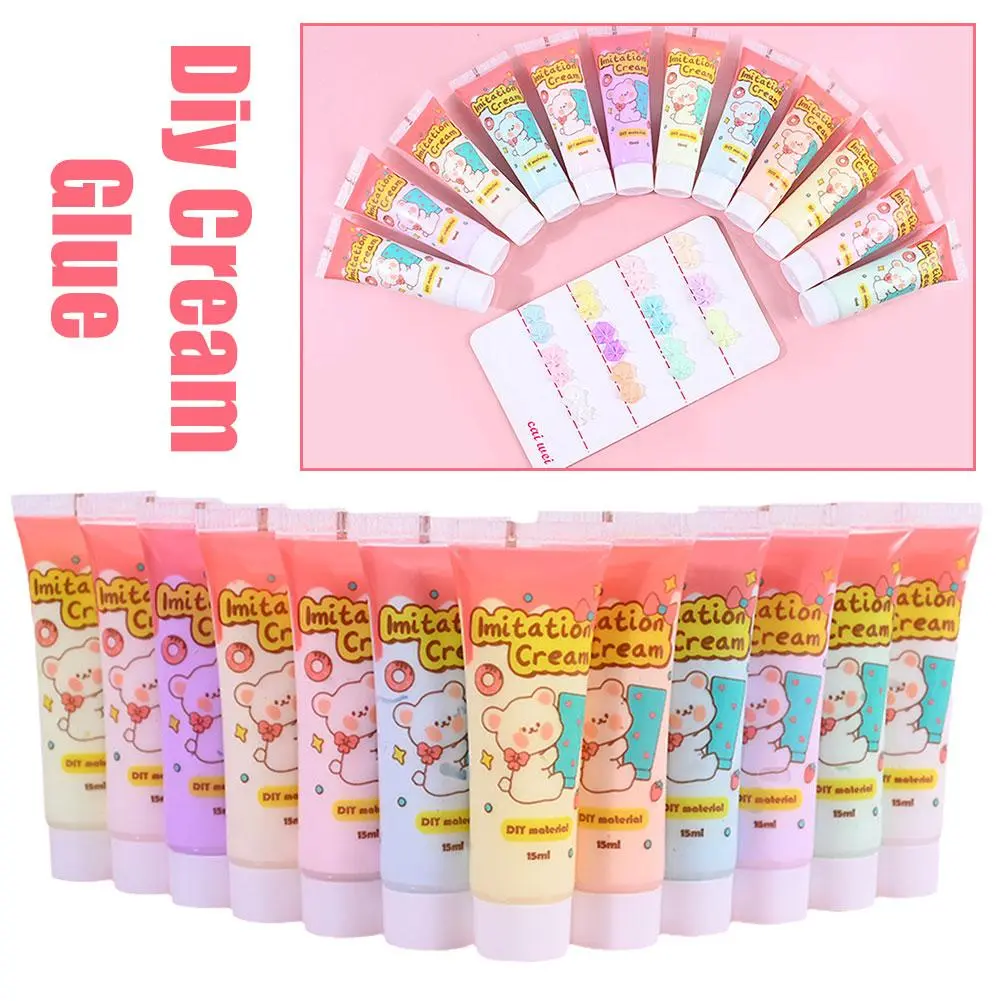 15ml Toy Matching Cream Glue Hairpin Diy Glue Material Package Cream Glue
