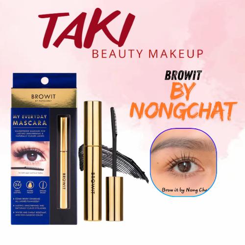 Mascara Browit By Nongchat Thái Lan - Mỹ Phẩm Trang Điểm - Cosmetic mascara  nongchat vàng