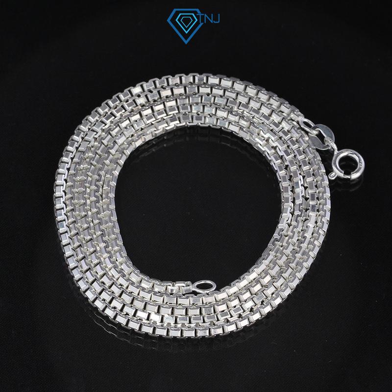 Dây chuyền nam bạc ý TNJ sợi nhỏ DCK0029-55cm