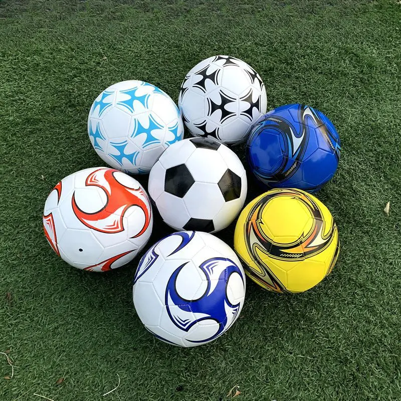 2025 Football Machine Seam PVC Children's No. 4 No. 5 No. 3 Training Competition Special-Purpose Ball Adult Primary School Students Football