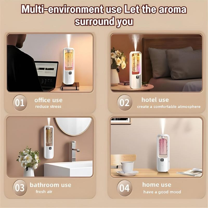 Product Introduction of 【hot sale】 Digital display Rechargeable Fragrance Machine Automatic Aroma Diffuser humidifiers Essential Di 57