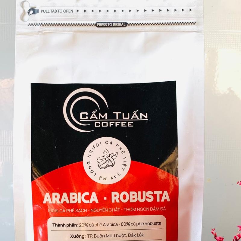 Cà phê mix Arabica & Robusta Honey thơm ngon, đậm vị túi zip 500g