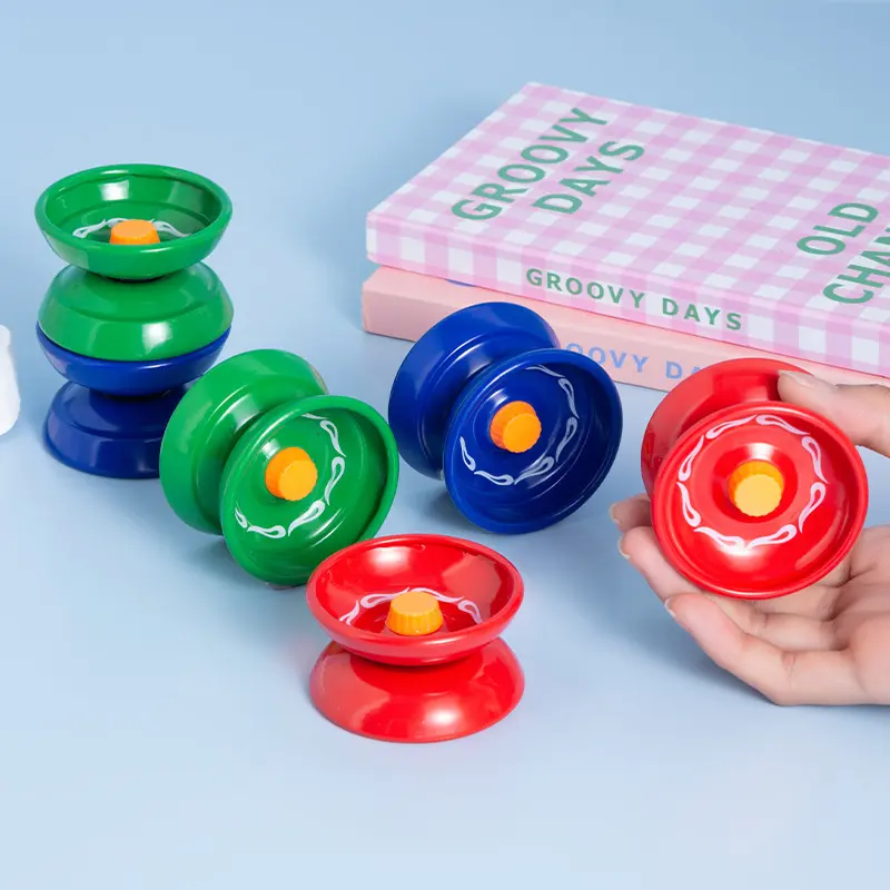 Yo-Yo, Chất Liệu Hợp Kim, Bóng Yo-Yo Kim Loại Quay, Đồ Chơi Điều Khiển Dây, Thích Hợp Cho Bé Trai Toy 1