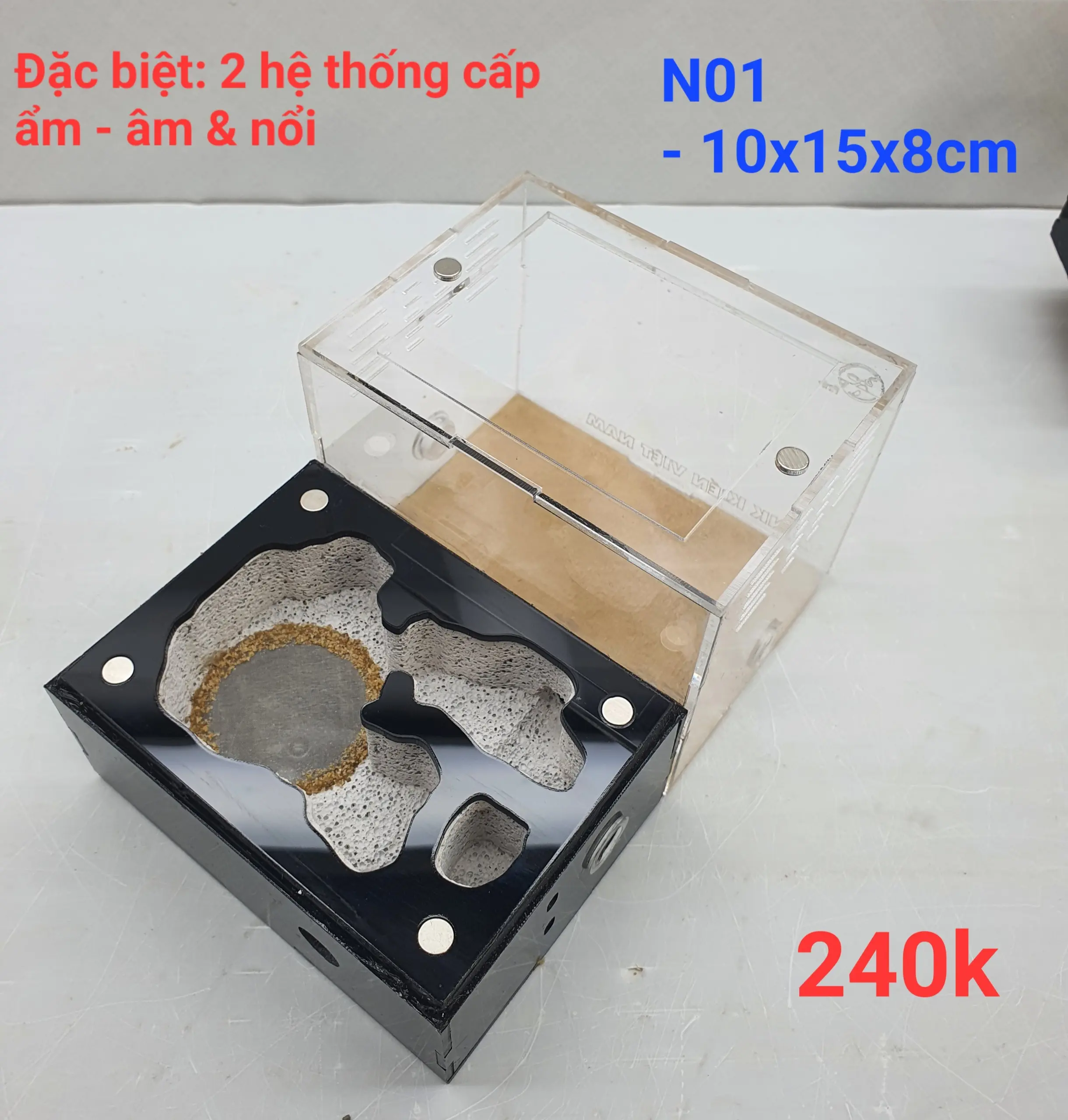 N01 - Hộp nuôi kiến - tank kiến