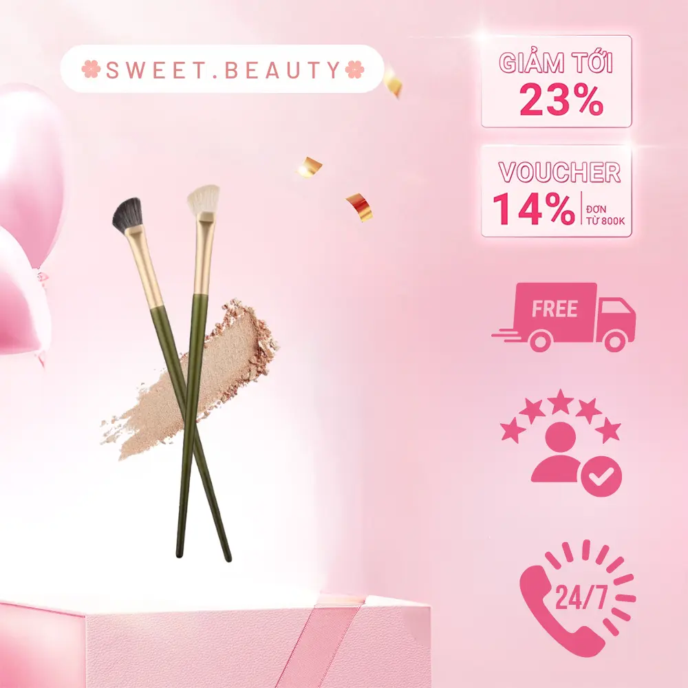 Cọ Trang Điểm Tạo Khối Đánh Sống Mũi Đầu Vát Chuyên Nghiệp Loại Đẹp SWEET BEAUTY