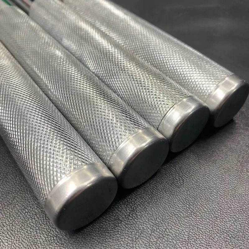 Cây inox tập luyện cơ tay, 1 đầu nhám chống trơn, phục vụ biểu diễn