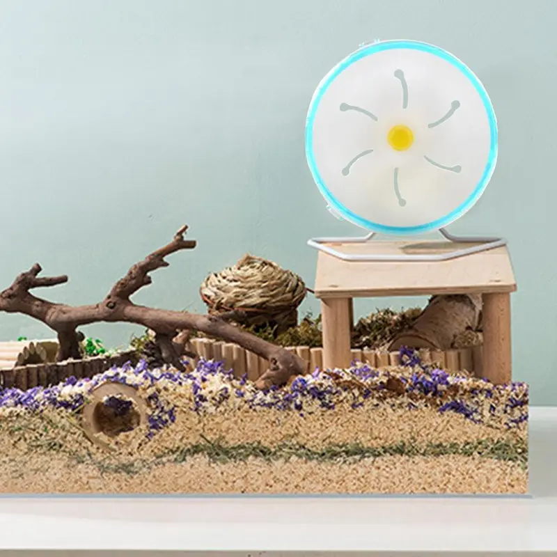 Bánh Xe Chạy Ăn Kiêng Cho Chuột Hamster, Con Lăn Im Lặng, Đồ Chơi Vui Nhộn Để Tập Thể Dục Cho Chuột Hamster, T4T1 3