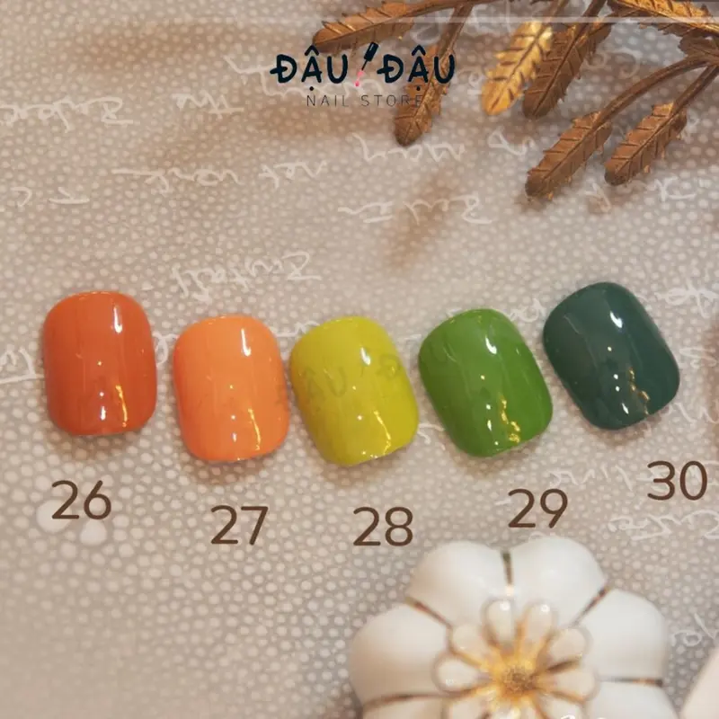 Sơn gel UV Very Good Nail 60 màu phong cách Hàn Quốc - Lẻ chai 15ml 5