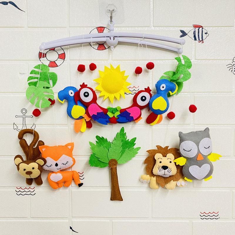 Đồ chơi treo nôi treo cũi mẫu động vật rừng cho bé Voi