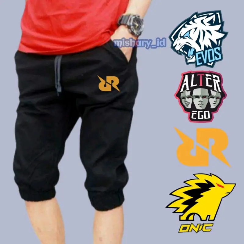 Celana Jogger Pendek 3/4 Pria Wanita, Celana Olahraga Unisek Sport