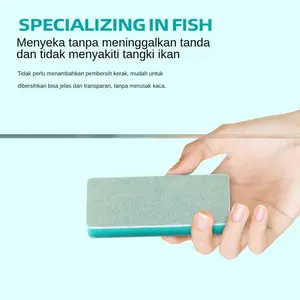 【COD】Spons Akuarium Multifungsi Anti Gores – Bersihkan Kerak Kapur, Alga & Kotoran dalam Sekejap! Aman untuk Kaca/Akrilik, Bahan Non-Toksik untuk Ikan, Cocok Semua Ukuran Akuarium dari Kecil hingga Besar!