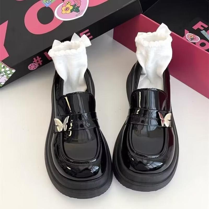 Giày Oxford nữ đính nơ xinh xắn, đốc gân HOT HIT 2025 H34